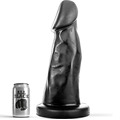 Dildo Realístico All Black Grip Preto 27 cm