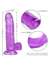 Dildo Realístico Calexotics Queen Roxo 15.3 cm,D-229170