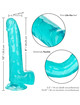 Dildo Realístico Calexotics Queen Azul 20.3 cm,D-229173