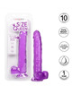 california exotics - size queen dildo purple 25.5 cm D-229174