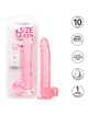 california exotics - size queen dildo rosa 25.5 cm