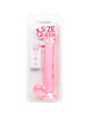 california exotics - size queen dildo rosa 25.5 cm