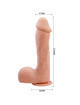 baile - dildo johnson piel realista 22 cm