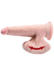 king cock - plus 3d dildo swinging balls 12.7 cm