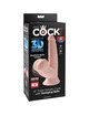 king cock - plus 3d dildo swinging balls 12.7 cm