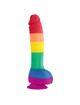 Pride - dildo bandera lgbt 19 cm