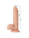 baile - beautiful encounter bahamut flexible realistic dildo 21.8 cm natural D-233021