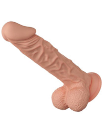 baile - beautiful encounter buraq dildo realistico flexible 24 cm natural