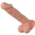 baile - beautiful encounter buraq dildo realistico flexible 24 cm natural