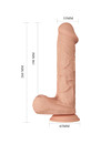 baile - beautiful encounter bergrisi flexible realistic dildo 26 cm natural D-234966