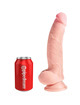 Dildo Realístico King Cock Tripla Densidade Bege 18.4 cm,PD5719-21