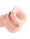 Dildo Realístico King Cock Tripla Densidade Bege 18.4 cm,PD5719-21