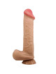 pretty love - sliding skin series dildo realÍstico con ventosa piel deslizante 26 cm