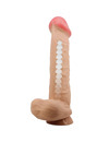 pretty love - sliding skin series realistic dildo with sliding skin suction cup flesh 26 cm D-238757