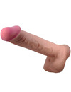 Dildo Realístico Pretty Love Sliding com Ventosa Caramelo 26 cm,D-238758