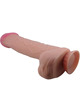 Dildo Realístico Pretty Love Sliding com Ventosa Caramelo 26 cm,D-238758