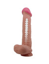 Dildo Realístico Pretty Love Sliding com Ventosa Caramelo 26 cm,D-238758