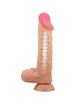 Dildo Realístico Pretty Love Sliding com Ventosa Bege 24 cm,D-238759