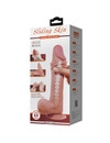 pretty love - sliding skin series realistic dildo with sliding skin suction cup brown 24 cm D-238760