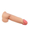 pretty love - sliding skin series realistic dildo with sliding skin suction cup 21.8 cm D-238761