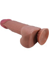 Dildo Realístico Pretty Love Sliding com Ventosa Caramelo 20,6 cm,D-238764