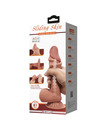 Dildo Realístico Pretty Love Sliding com Ventosa Caramelo 20,6 cm,D-238764