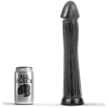 all black - plug dildo 31 cm