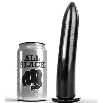 all black - dilatador anal y vaginal 20 cm