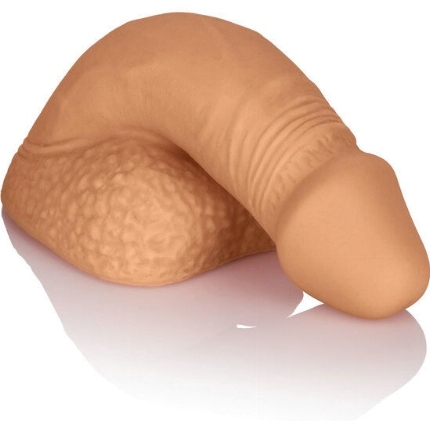 california exotics - packing penis pene de silicona 12.75cm caramelo