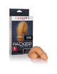 california exotics - packing penis pene de silicona 12.75cm caramelo