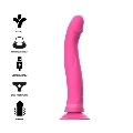 intense - michelangelo dildo vibrador silicona rosa