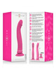 intense - michelangelo dildo vibrador silicona rosa