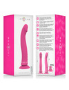 intense - michelangelo pink silicone vibrator dildo D-234764