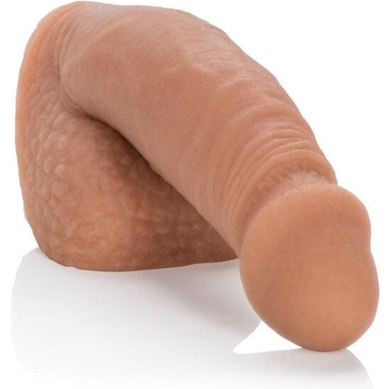california exotics - packing penis pene realÍstico 14.5 cm marrÓn