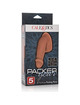 california exotics - packing penis pene realÍstico 14.5 cm marrÓn