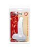 baile - dildo realistico con ventosa y testiculos 16.7 cm transparente