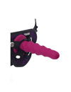 get real - ribbed dong 12 cm red D-234619