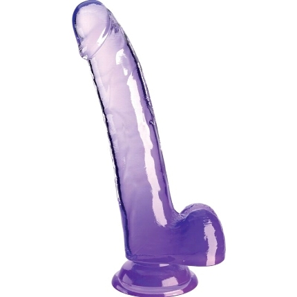 Dildo Realístico King Cock com TestÍculos Roxo 24.8 cm,D-236642