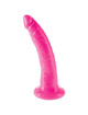 dillio - dildo con ventosa 17.8 cm - rosa