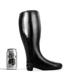 all black - giant soft fisting boot 31 cm