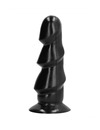 Dildo All Black Phase Preto 17 cm,D-216226