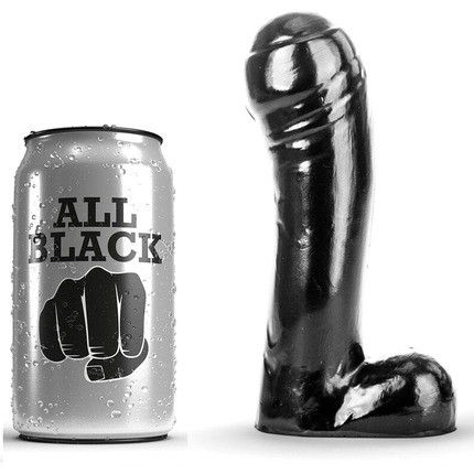 all black - dildo black 15 cm D-216227
