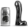 Dildo All Black Dot Preto 15 cm