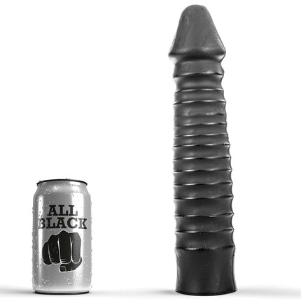all black - dildo 26 cm