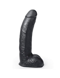 hung system - realistic dildo black color george 22 cm
