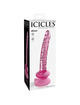 icicles - n. 86 dildo vidrio con ventosa