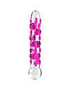 Dildo de Vidro Icicles Rosa 7,PD2907-00