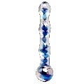 Dildo de Vidro Icicles Azul 8