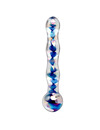 Dildo de Vidro Icicles Azul 8,PD2908-00