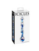 Dildo de Vidro Icicles Azul 8,PD2908-00